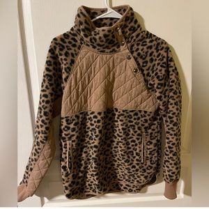 Abercrombie Asymmetrical Snap-up Fleece